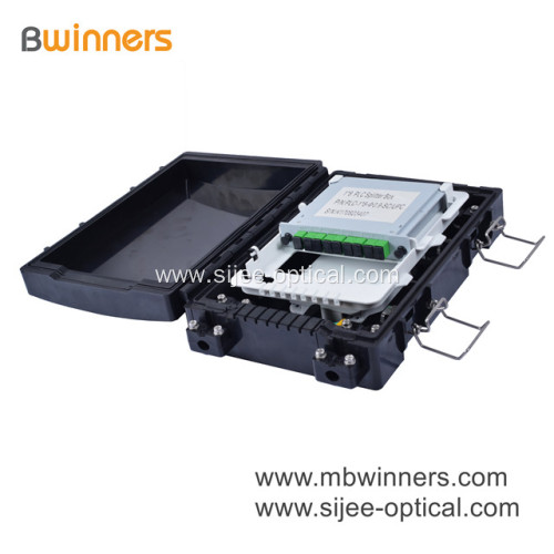 Horizonal Optical Fiber PLC1X8 Splitter Enclosure 24 Cores